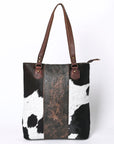 OHLAY KBG296 TOTE Embossed Hair-on Genuine Leather women bag western handbag purse