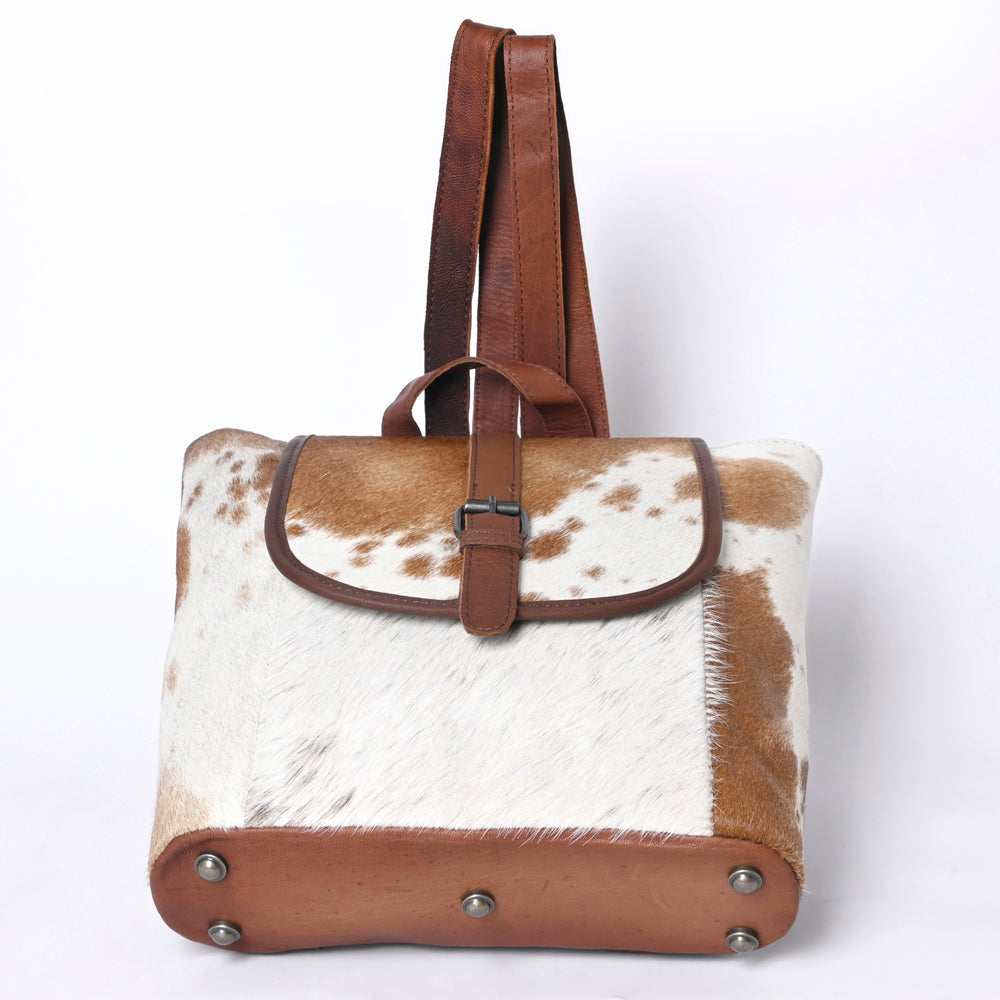 OHLAY KBG298 Backpack Hair-On Genuine Leather women bag western handbag purse