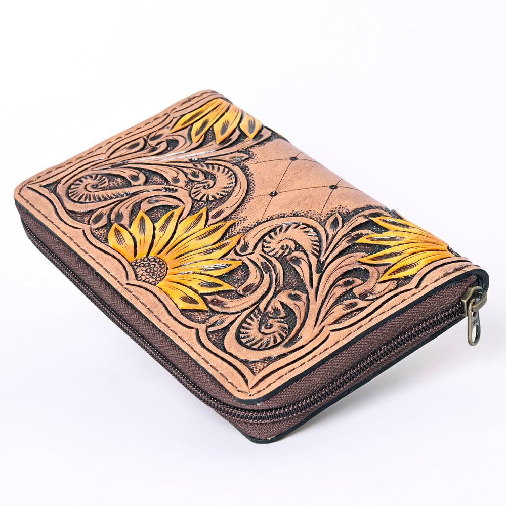 OHLAY KBG304 Coin Purse Hand Tooled Genuine Leather women bag western handbag purse