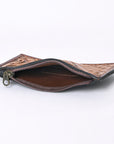 OHLAY KBG309 Coin Purse Hand Tooled Hair-On Genuine Leather women bag western handbag purse