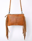 OHLAY WALLET Hand Tooled Hair-on Genuine Leather women bag western handbag purse