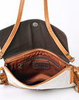 OHLAY WALLET Hand Tooled Hair-on Genuine Leather women bag western handbag purse
