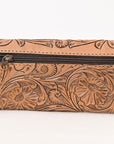 OHLAY WALLET Hand Tooled  Genuine Leather women bag western handbag purse