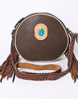 American Darling ADBGM292B Genuine Leather Women Bag Western Handbag Purse
