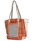 Never Mind Nmbgm135A Tote Vintage Handmade Genuine Cowhide Leather Women Bag Western Handbag Purse