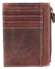 Never Mind Nmbgm130E Wallet Vintage Handmade Genuine Cowhide Leather Women Bag Western Handbag Purse
