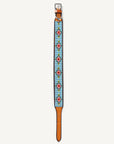 Hilason Western Style Heavy Duty Beaded American Leather Pet Dog Collar