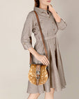 American Darling Crossbody Hair-On Genuine Leather Women Bag Western Handbag Purse