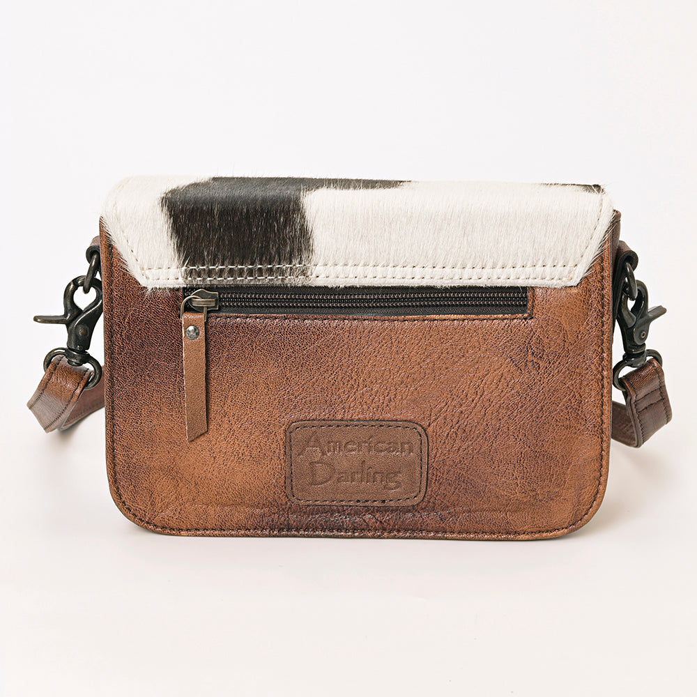 American Darling Small Crossbody Hair On Genuine Leather Women Bag Western Handbag Purse