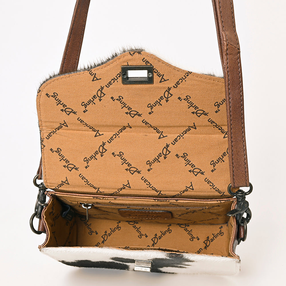 American Darling Small Crossbody Hair On Genuine Leather Women Bag Western Handbag Purse
