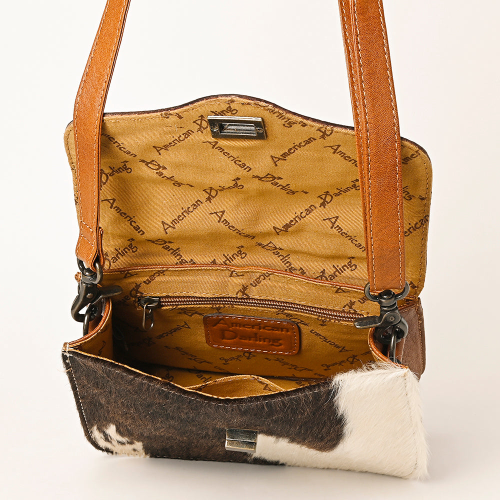 American Darling Small Crossbody Hair On Genuine Leather Women Bag Western Handbag Purse
