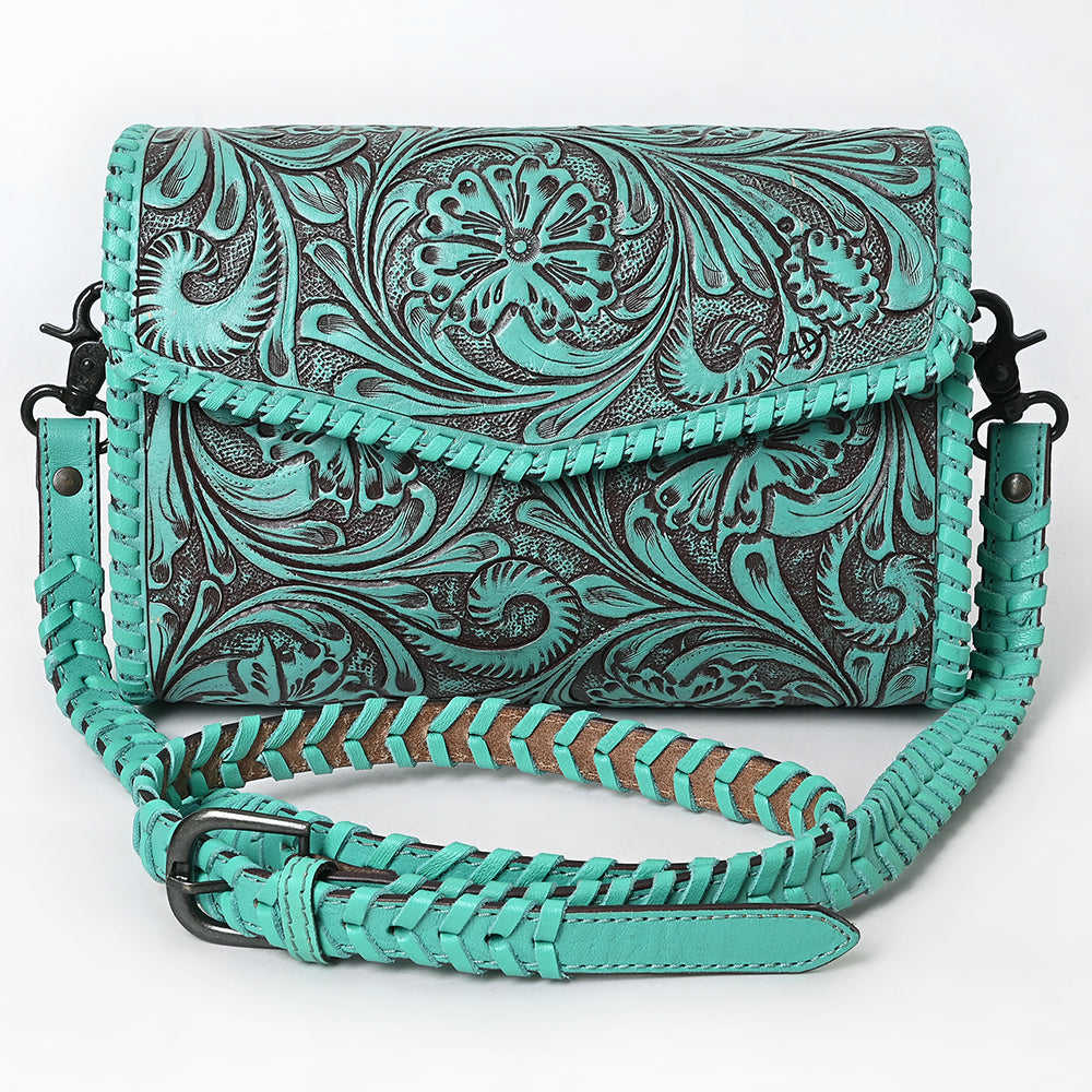 American Darling Hand Tooled Genuine Leather Women Bag Western Handbag Purse