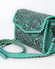 American Darling Hand Tooled Genuine Leather Women Bag Western Handbag Purse