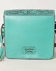American Darling Hand Tooled Genuine Leather Women Bag Western Handbag Purse