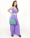 American Darling Hand Tooled Genuine Leather Women Bag Western Handbag Purse