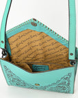 American Darling Hand Tooled Genuine Leather Women Bag Western Handbag Purse