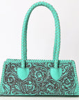 American Darling Hand Tooled Genuine Leather Women Bag Western Handbag Purse