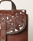 OHLAY KBG320 Backpack Hand Tooled Genuine Leather women bag western handbag purse