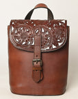 OHLAY KBG320 Backpack Hand Tooled Genuine Leather women bag western handbag purse