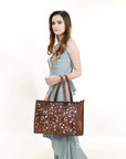 OHLAY KBG322A TOTE Hand Tooled Genuine Leather women bag western handbag purse