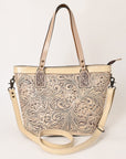 Ohlay Bags KBG328 TOTE Hand Tooled Genuine Leather women bag western handbag purse