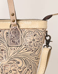 Ohlay Bags KBG328 TOTE Hand Tooled Genuine Leather women bag western handbag purse