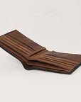 OHLAY Genuine Leather Hand Tooled Bifold Wallet bag western handbag purse