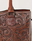 OHLAY KBG334B TOTE Hand Tooled Genuine Leather women bag western handbag purse