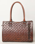 OHLAY KBG334B TOTE Hand Tooled Genuine Leather women bag western handbag purse