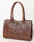 OHLAY KBG334B TOTE Hand Tooled Genuine Leather women bag western handbag purse