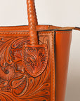 OHLAY KBG338B TOTE Hand Tooled Genuine Leather women bag western handbag purse