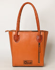 OHLAY KBG338B TOTE Hand Tooled Genuine Leather women bag western handbag purse