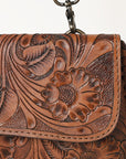 OHLAY WALLET Hand Tooled  Genuine Leather women bag western handbag purse
