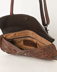 OHLAY WALLET Hand Tooled  Genuine Leather women bag western handbag purse