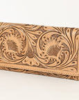 OHLAY WALLET Hand Tooled  Genuine Leather women bag western handbag purse