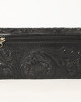 OHLAY WALLET Hand Tooled  Genuine Leather women bag western handbag purse