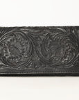 OHLAY WALLET Hand Tooled  Genuine Leather women bag western handbag purse