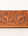 OHLAY WALLET Hand Tooled  Genuine Leather women bag western handbag purse