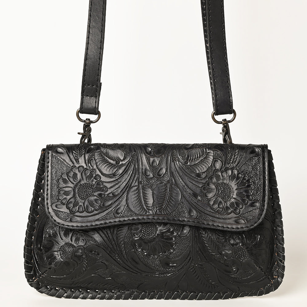 OHLAY WALLET Hand Tooled  Genuine Leather women bag western handbag purse