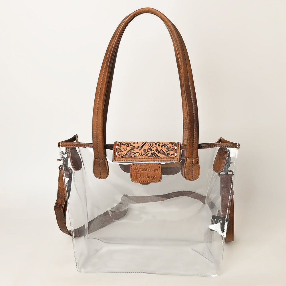 ADBG1186A American Darling Hand Tooled Genuine Leather Women Bag Western Handbag Purse