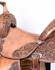 HILASON Western Horse Ranch Roping Saddle Riding Brown