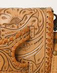 American Darling Clutch Hand Tooled Genuine Leather Women Bag Western Handbag Purse