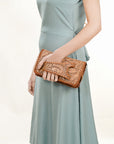 American Darling Clutch Hand Tooled Genuine Leather Women Bag Western Handbag Purse