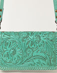 American Darling Clutch Hand Tooled Genuine Leather Women Bag Western Handbag Purse