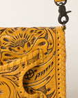 American Darling Clutch Hand Tooled Genuine Leather Women Bag Western Handbag Purse
