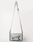 American Darling Clutch Hand Tooled Genuine Leather Women Bag Western Handbag Purse