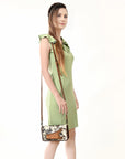 American Darling Clutch Hand Tooled Genuine Leather Women Bag Western Handbag Purse