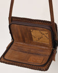 American Darling Clutch Hand Tooled Genuine Leather Women Bag Western Handbag Purse