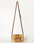 American Darling Clutch Hand Tooled Genuine Leather Women Bag Western Handbag Purse