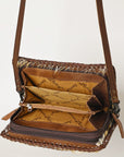 American Darling Clutch Hand Tooled Genuine Leather Women Bag Western Handbag Purse